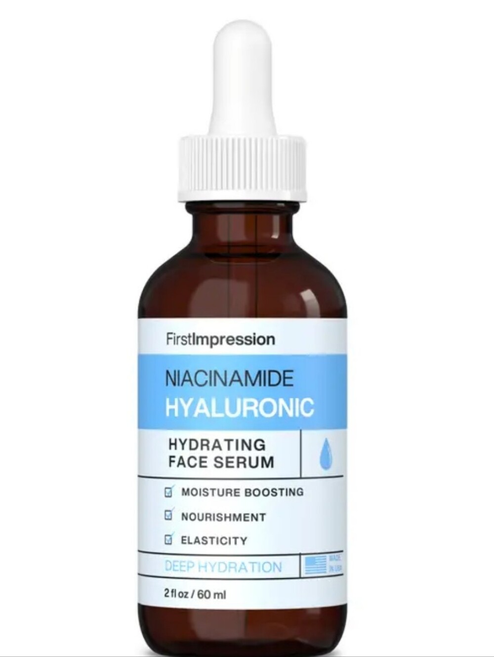 First Impression Hydrating Niacinamide Hyaluronic Face Serum - No Box